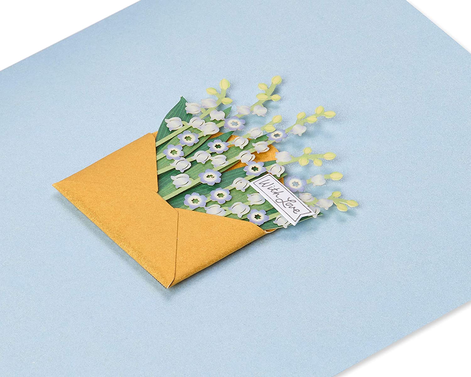 Papyrus Blank Card (With Love Flowers) - Image 5